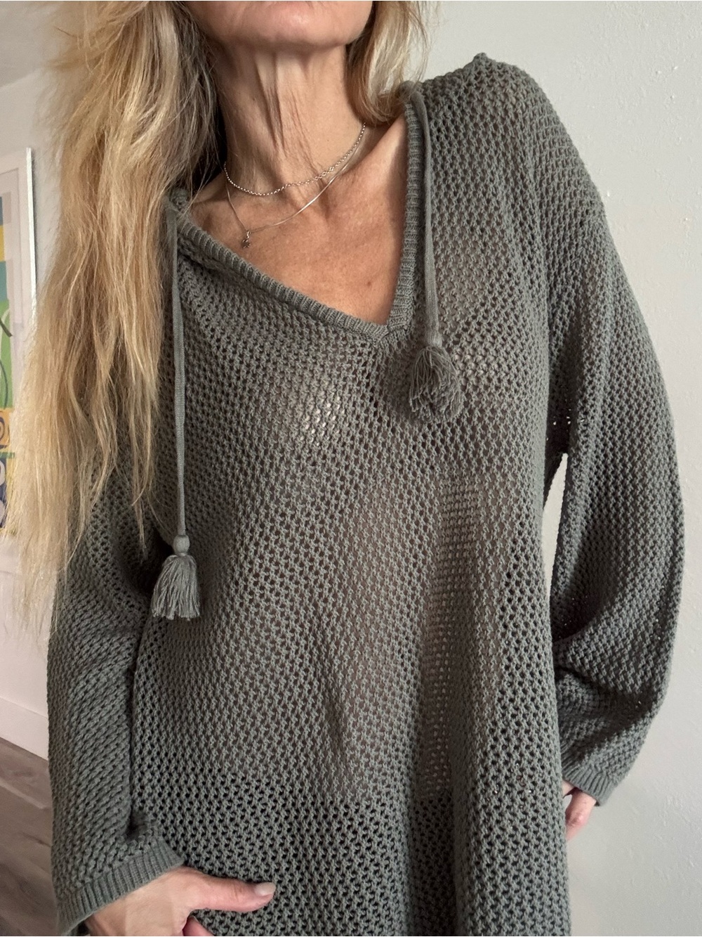 Roxy Safe Knit Hooded Sweater XL
